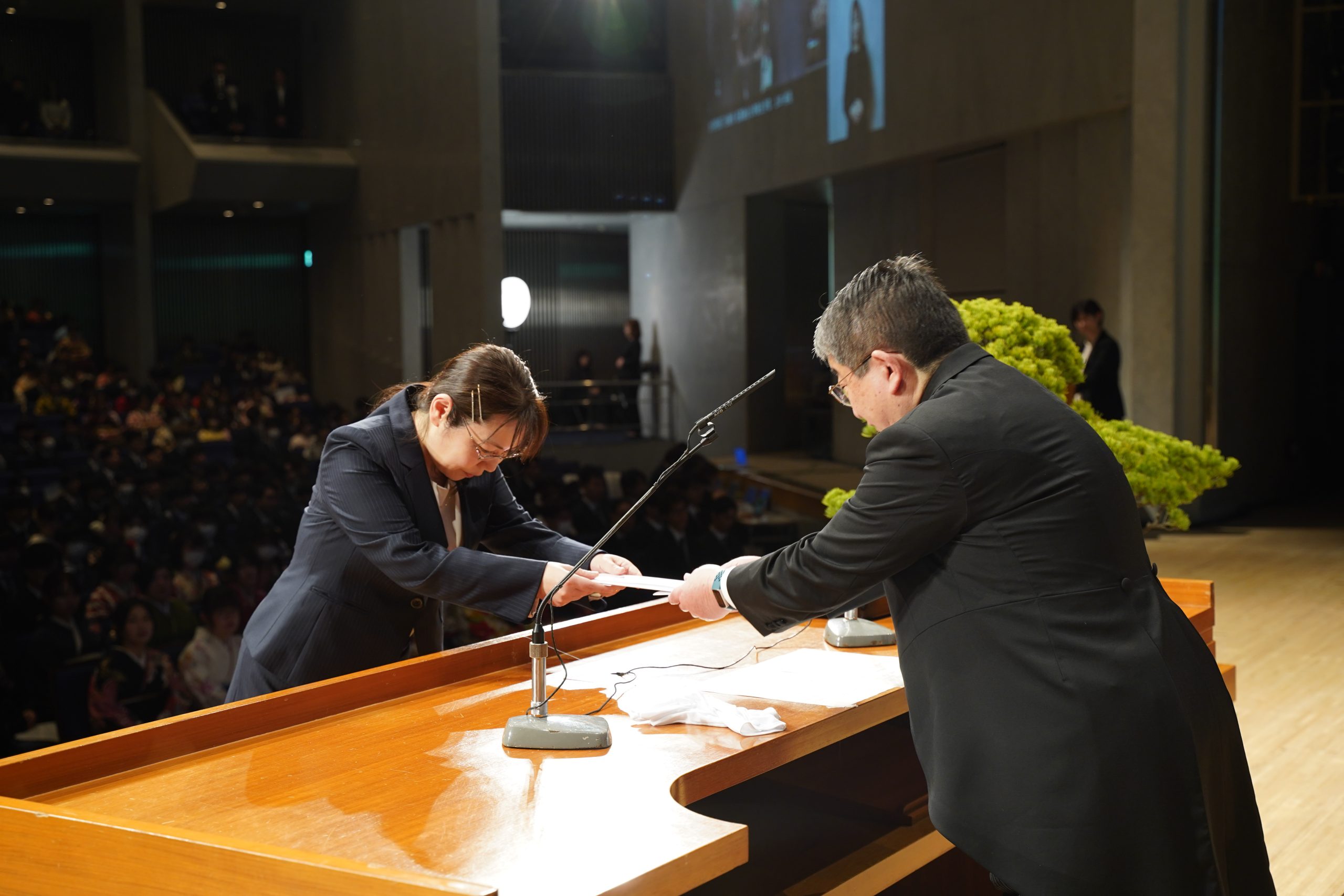 令和５年度愛媛大学学位記授与式が挙行されました。